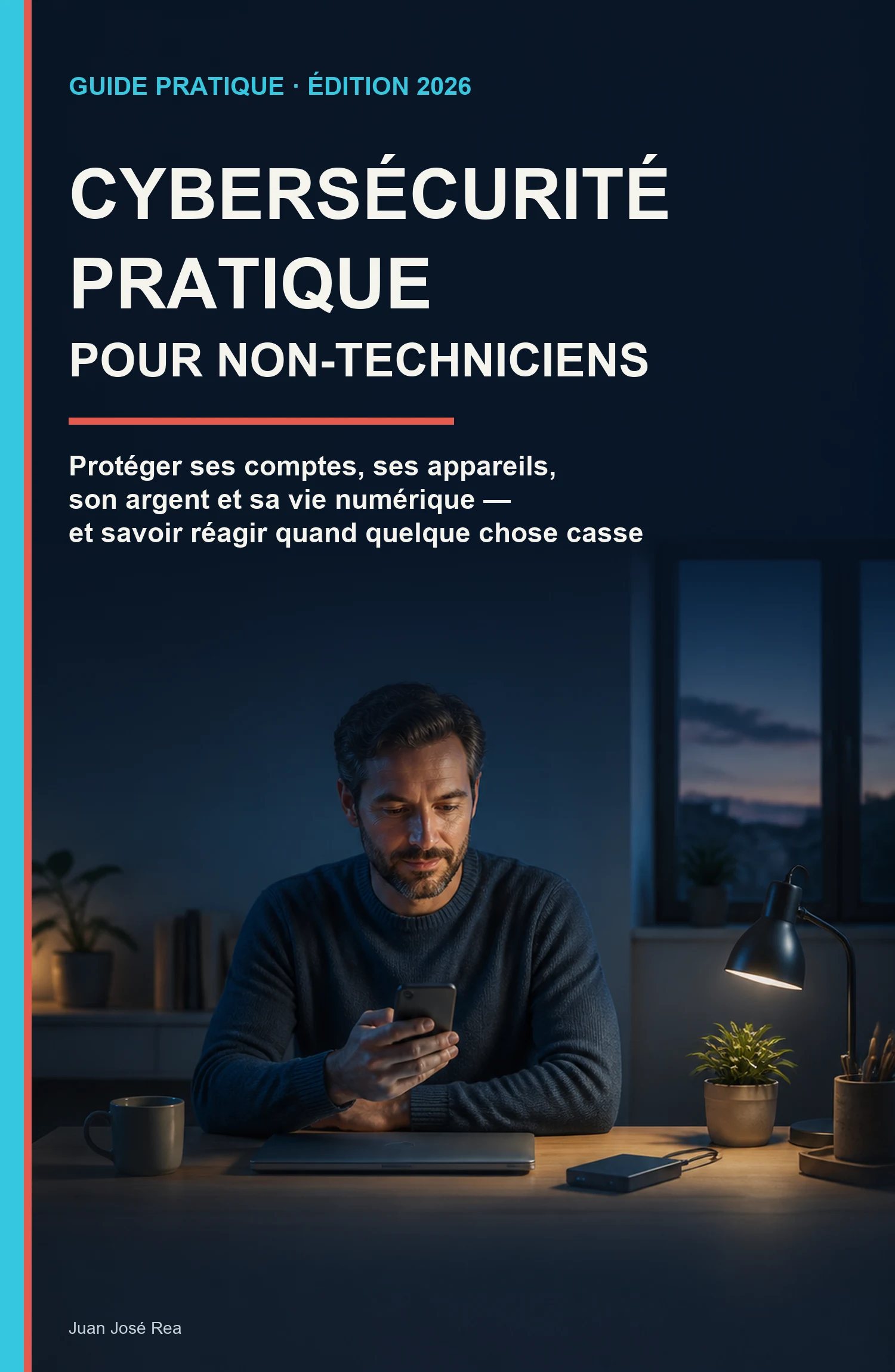 Couverture du livre Cybersécurité pratique pour non-techniciens