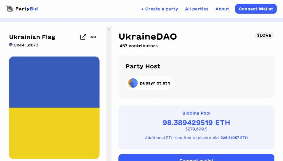 UkraineDAO. (photo : Twitter)