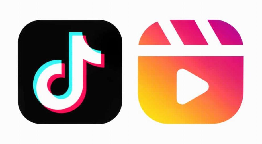 Logos TikTok et Instagram. (photo : Olhar Digital)
