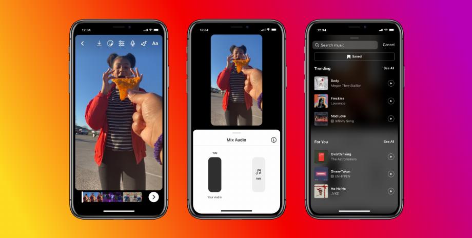 Vous pouvez éditer l'audio plusieurs fois avant de poster le Reel (Photo : Instagram)