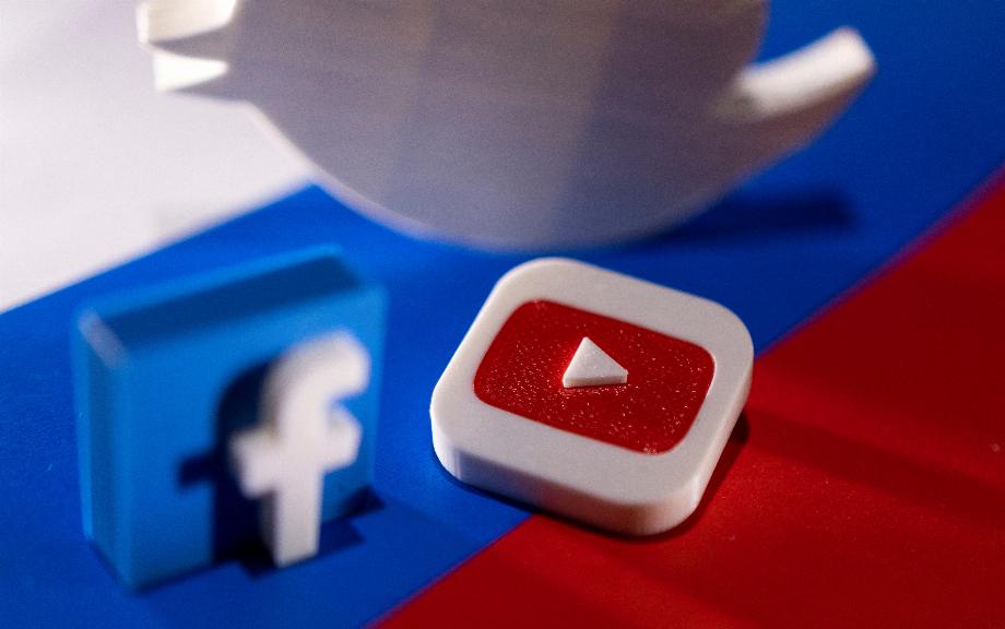 Logos Facebook et YouTube. (photo : REUTERS/Dado Ruvic/Illustration)