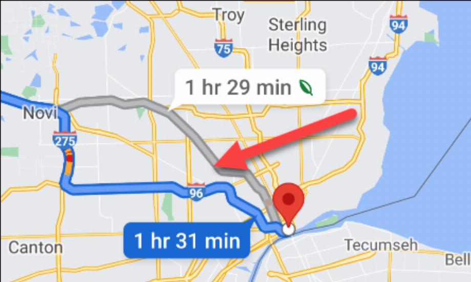 Google Maps. (photo : fr.motor1.com)