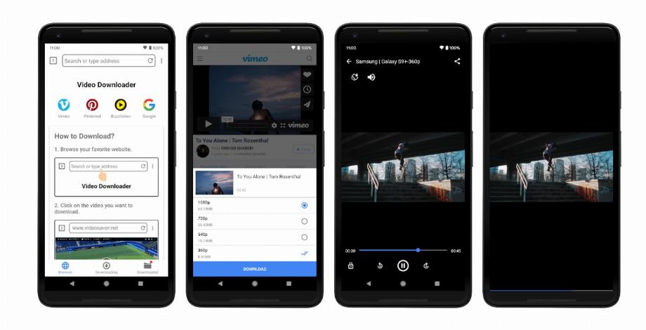 Le téléchargeur de vidéos vous permet de télécharger du contenu depuis Vimeo et d'autres plateformes