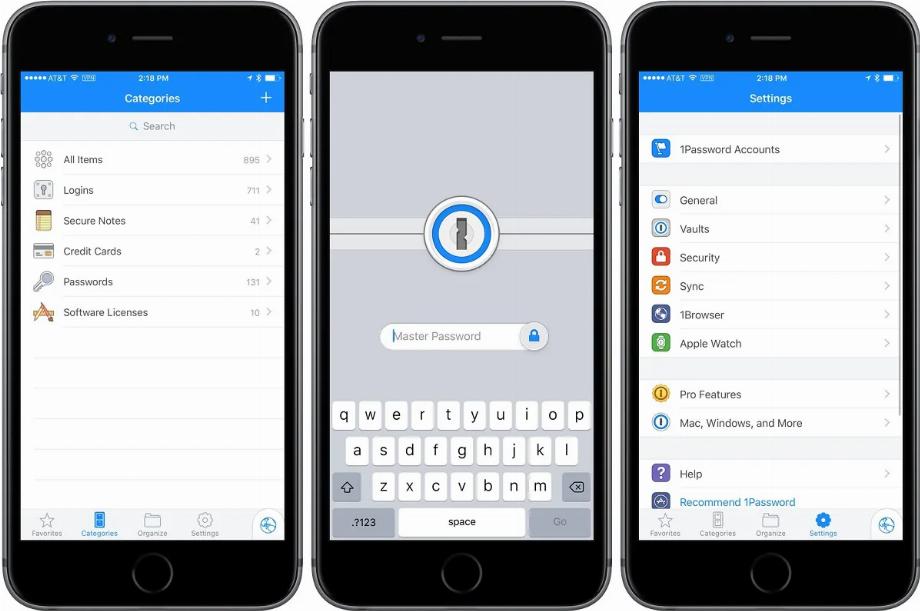 1Password est un gestionnaire bien connu