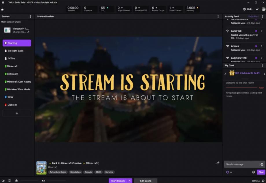 Créer un sondage sur Twitch. (photo : Twitch)