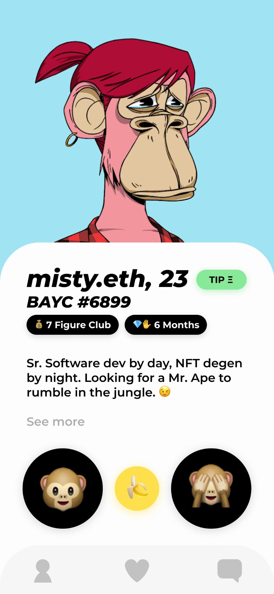 Pour faire partie de la plateforme, vous devez avoir BAYC