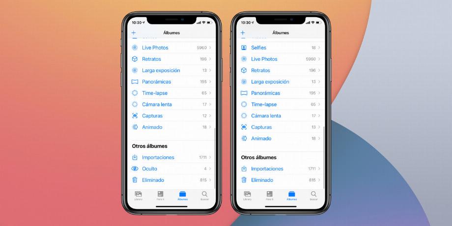Masquer les photos sur iPhone. (photo : Applesphere)