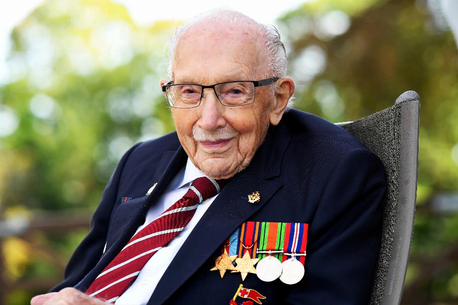 Capitaine Sir Tom Moore (REUTERS/Dylan Martinez/Photo d'archives)