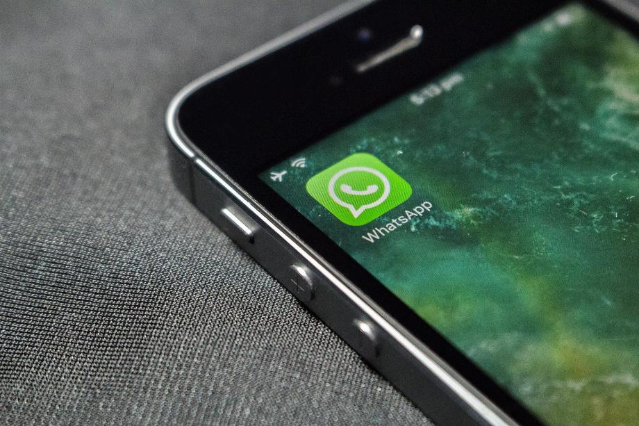 Image de référence de WhatsApp installé sur un téléphone portable (Photo; Fichier)