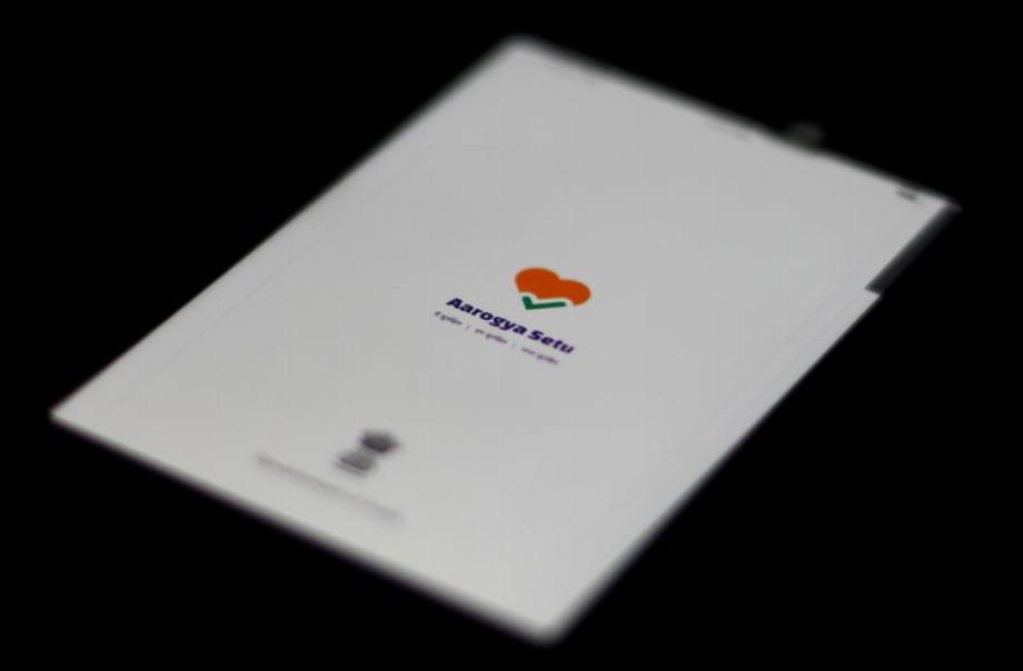 L'illustration montre le logo de l'application Aarogya Setu axée sur la santé (Photo : REUTERS/Adnan Abidi/Illustration)