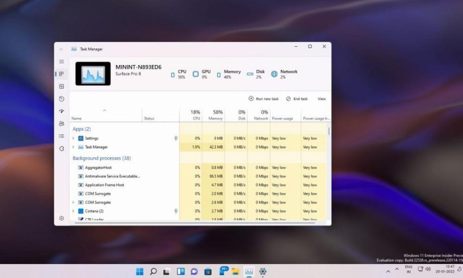 Gestionnaire des tâches dans Windows 11. (photo : MuyComputer)