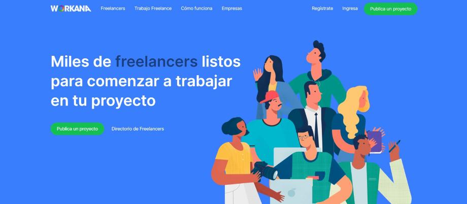 Workana a des options pour effectuer des tâches dans différentes langues