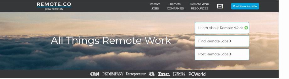 Remote.co a un espace avec des questions et des réponses sur le travail en ligne