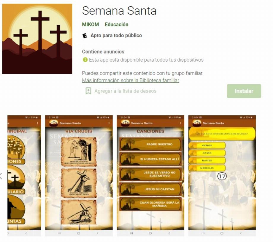 Pâques est disponible pour Android