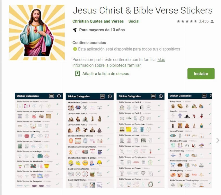 Offre des images et des phrases à partager
