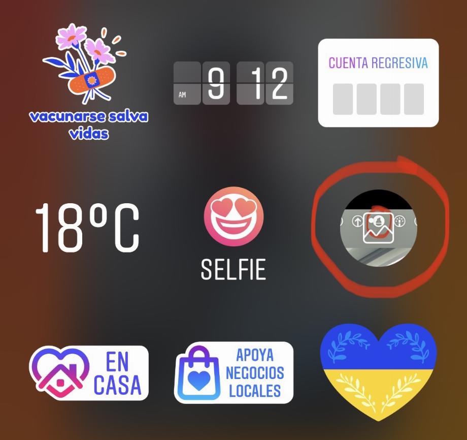 Personnalisez les arrière-plans sur Instagram. (photo : Instagram/José Arana)
