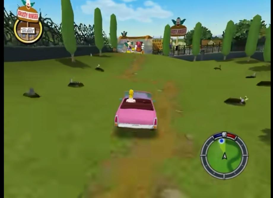 The Simpsons hit and run est un jeu d'action très similaire à GTA