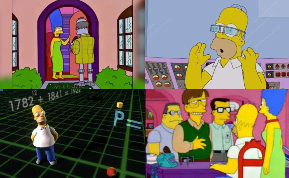 Des moments où la technologie était le protagoniste des épisodes de The Simspon. (photo: El Universal)