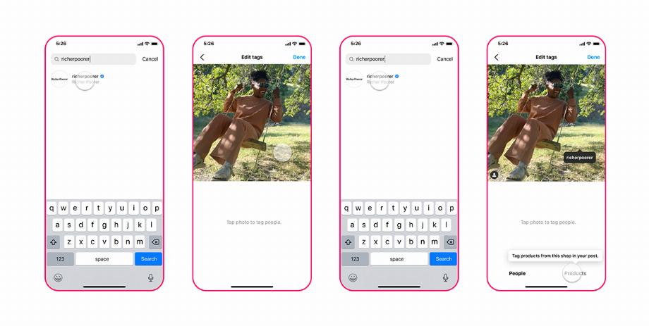 C'est ainsi que vous pouvez taguer un produit sur Instagram. (photo : Instagram)