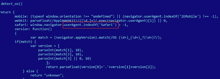 Écran bleu après avoir cliqué sur un lien dans Safari qui installe le logiciel espion Pegasus sur iPhone. (photo : Kaspersky)