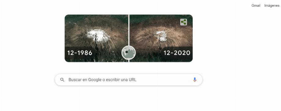 Google dédie son doodle au Jour de la Terre montrant les effets du changement climatique