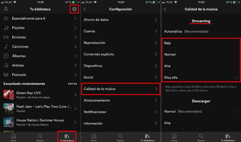 Haute qualité sur Spotify. (Photo : Downloadsource.com)