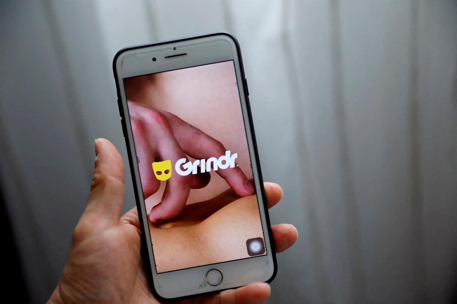 Grindr. (photo : REUTERS/Aly Song/Illustration)