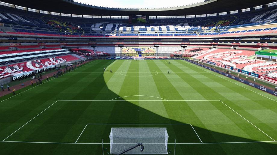 Stade Azteca réalisé par la technologie Konami 3D. (photo : Twitter)