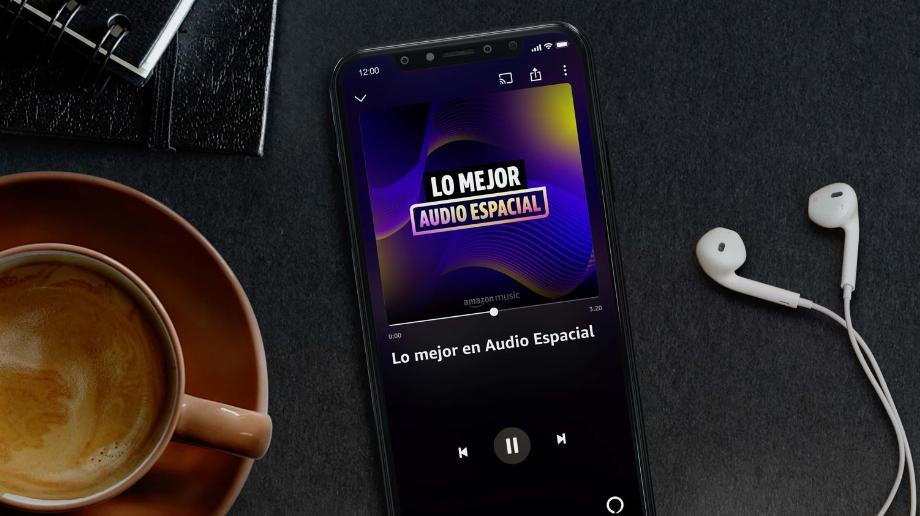 Un appareil avec l'application Amazon Music Unlimited (Photo : EP)