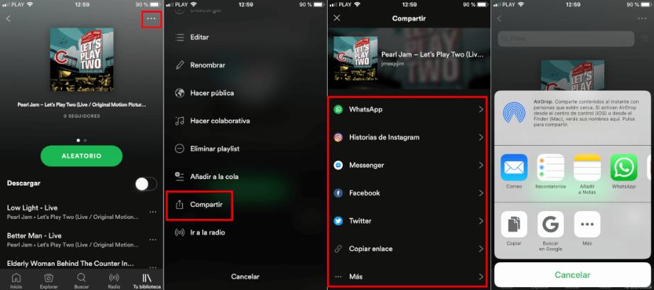 Copiez le lien d'une chanson dans Spotify. (Photo : Downloadsource.com)