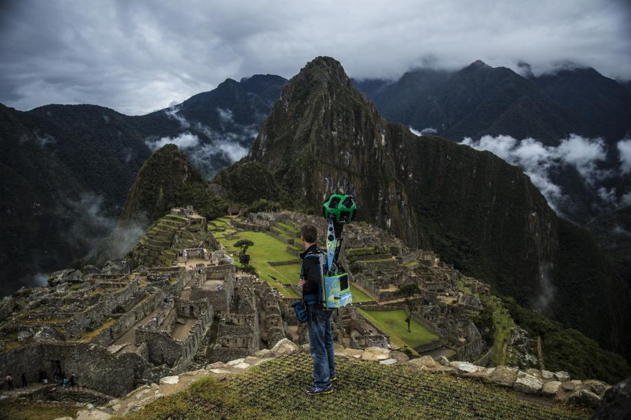 L'équipe de Google Street View visite les ruines de Machu Pichu, au Pérou