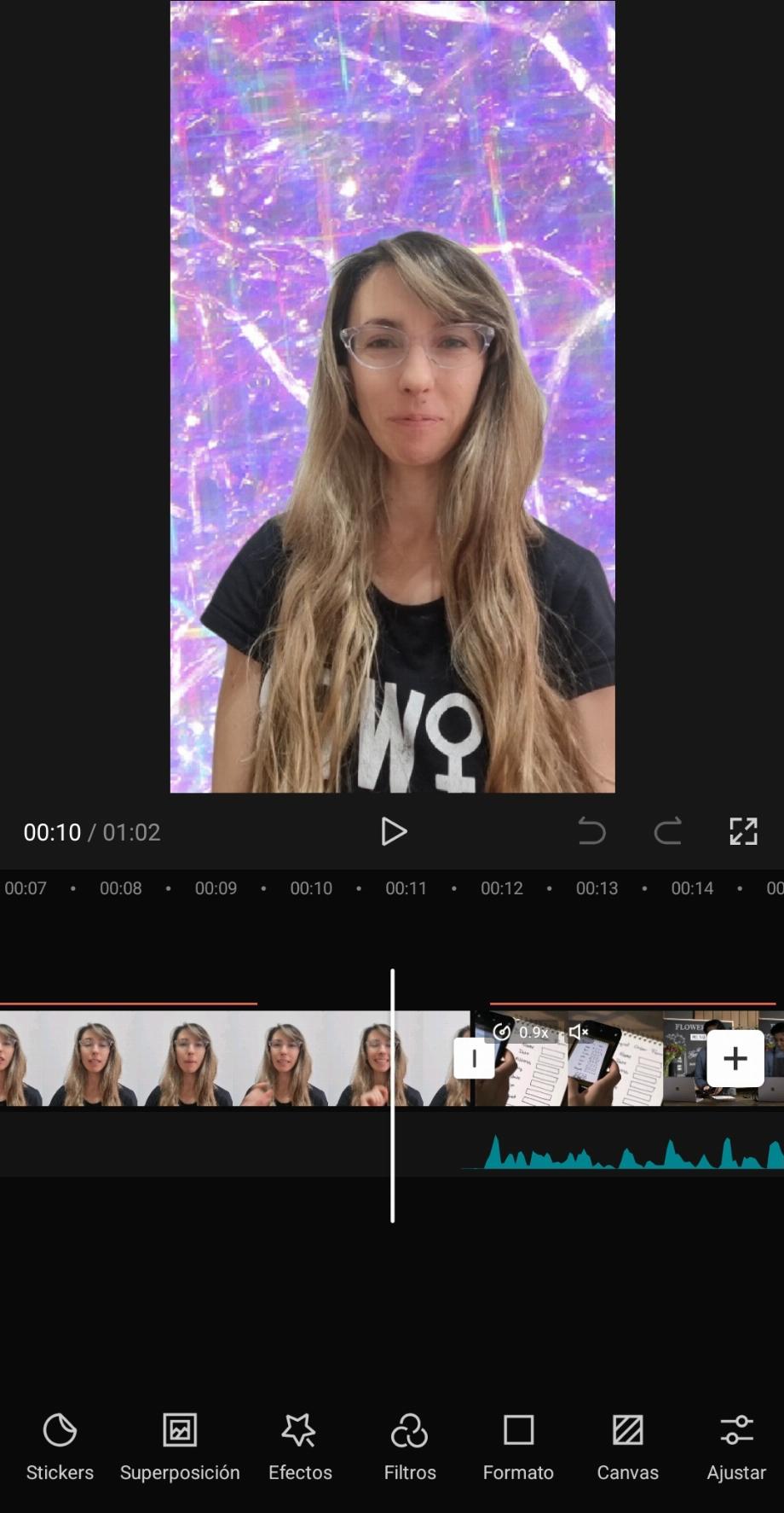 CapCut vous permet de changer le fond des vidéos