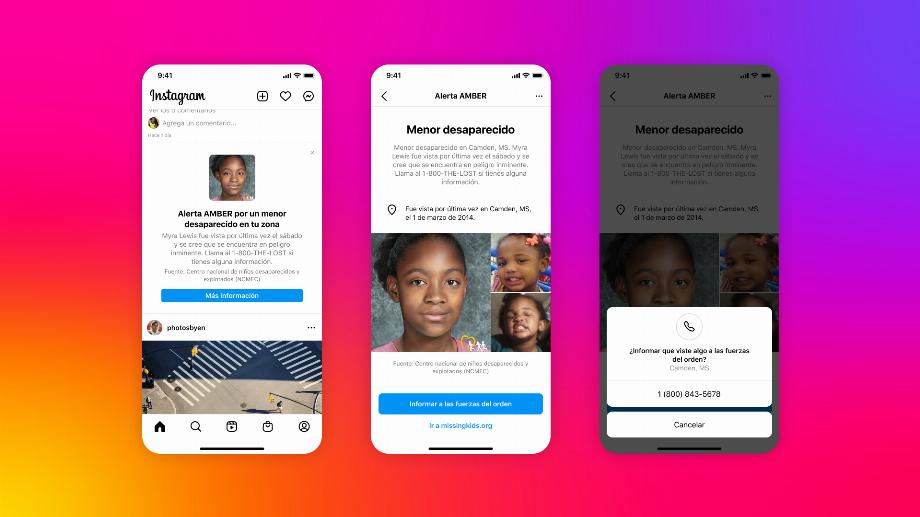 Amber Alert fonctionnera sur Instagram