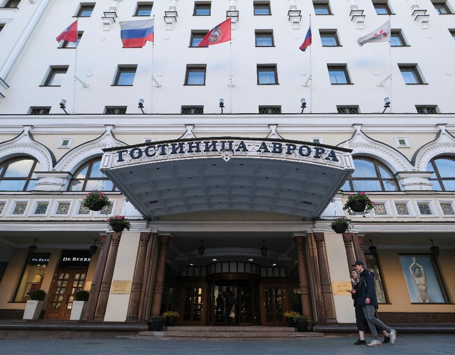 L'hôtel Marriott Royal Aurora à Moscou, en Russie, le 3 juin 2022. REUTERS/Shamil Zhumatov