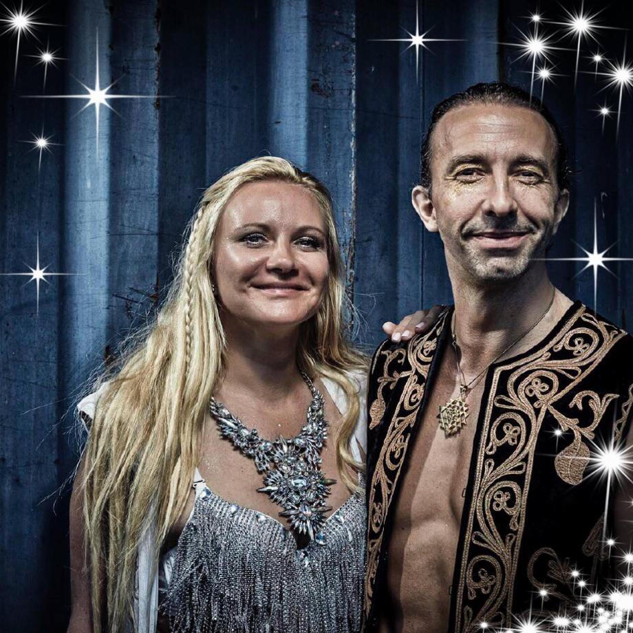 Alexander Tamas et sa femme, Bohdana, lors d'une soirée privée (Facebook Bohdana Tamas)