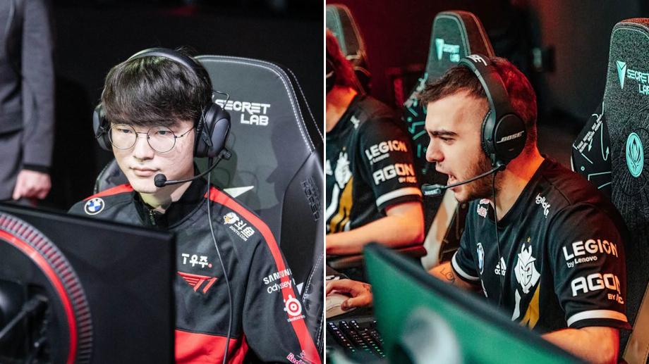 Faker et G2 Esports - MSI 2022. (photo : Riot Games)