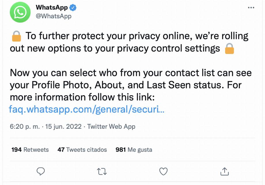 WhatsApp. (photo : Twitter)