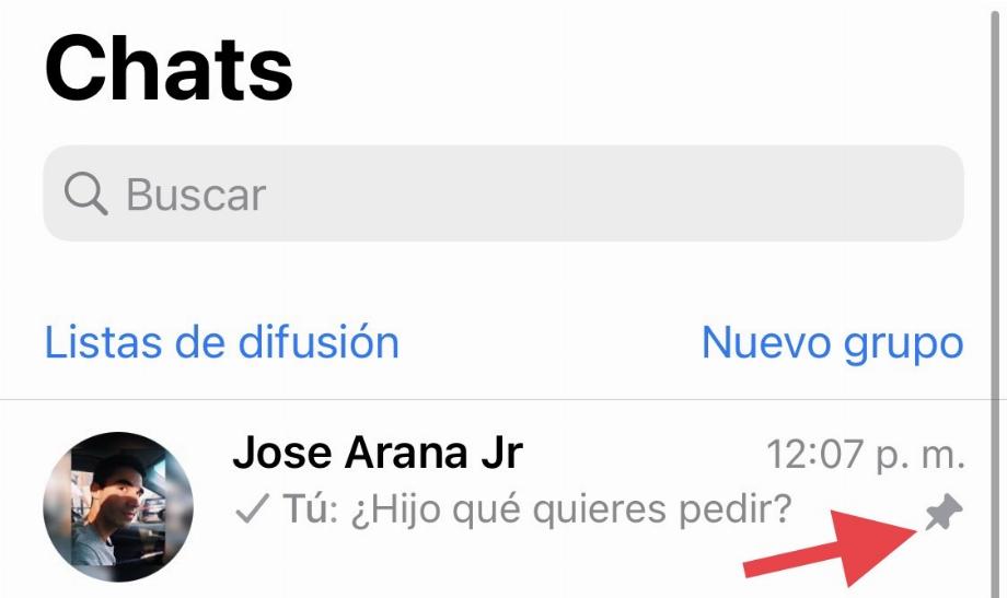 Paramètres WhatsApp pour les personnes âgées. (Photo : iPhone/WhatsApp/José Arana)