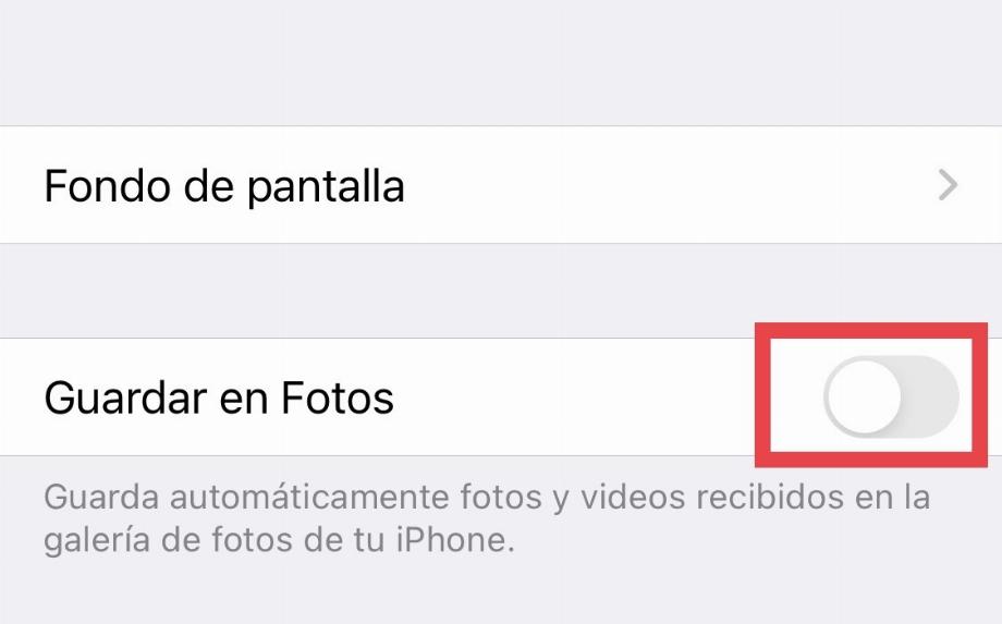 Paramètres WhatsApp pour les personnes âgées. (Photo : iPhone/WhatsApp/José Arana)
