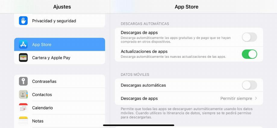 Paramètres WhatsApp pour les personnes âgées. (Photo : iPhone/WhatsApp/José Arana)