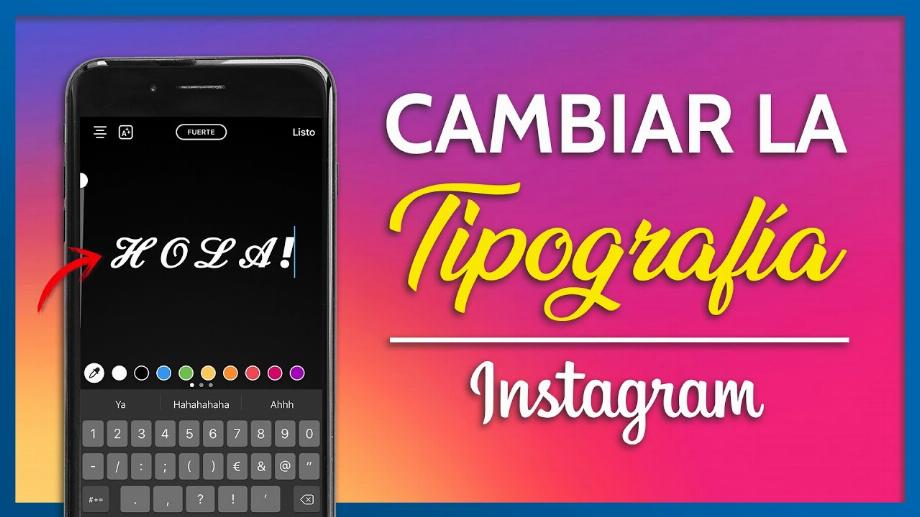 Changez la police sur Instagram. (photo : YouTube)