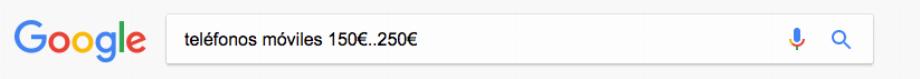 Commandes pour rechercher dans Google. (photo : Safari/José Arana)