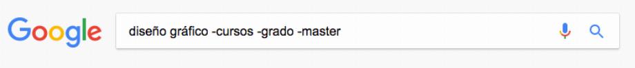 Commandes pour rechercher dans Google. (photo : Safari/José Arana)
