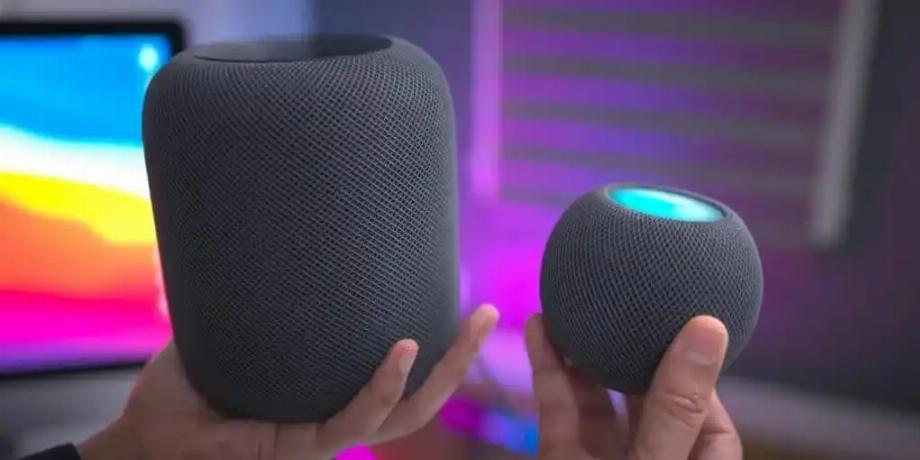 HomePod et HomePodmini. (photo : Mac iOS)