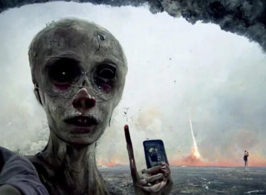Cette intelligence artificielle génère des selfies de la fin du monde. (Xataka)