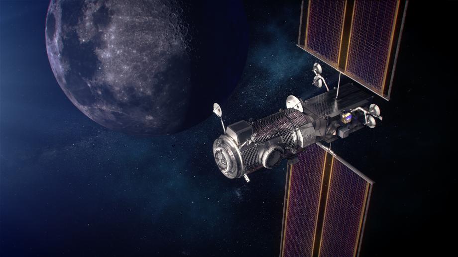 Plate-forme orbitale lunaire Gateway. (photo : NASA)