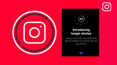 Instagram vous permettra d'enregistrer des histoires de 60 secondes