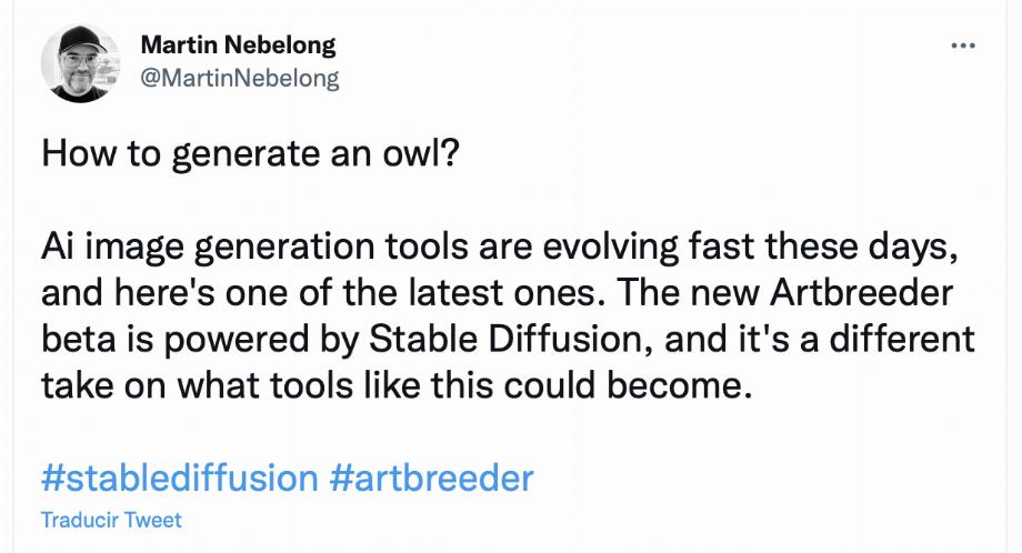 Intelligence artificielle et outils Photoshop. (photo : Twitter/Martin Nebelong)