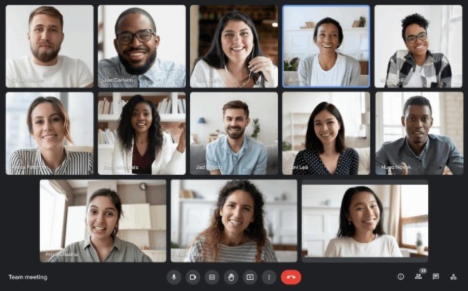 Google Meet utilisera des cartes graphiques informatiques pour améliorer le mode portrait pour les appels vidéo. (Google)