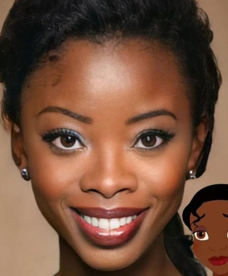 Hidreley Diao est l'artiste qui, avec l'aide de l'intelligence artificielle, montre à quoi ressemblerait la princesse Tiana dans la réalité.